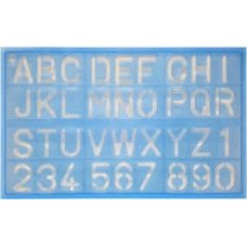 705/10/20/30/40/50 Alphabet Stencil